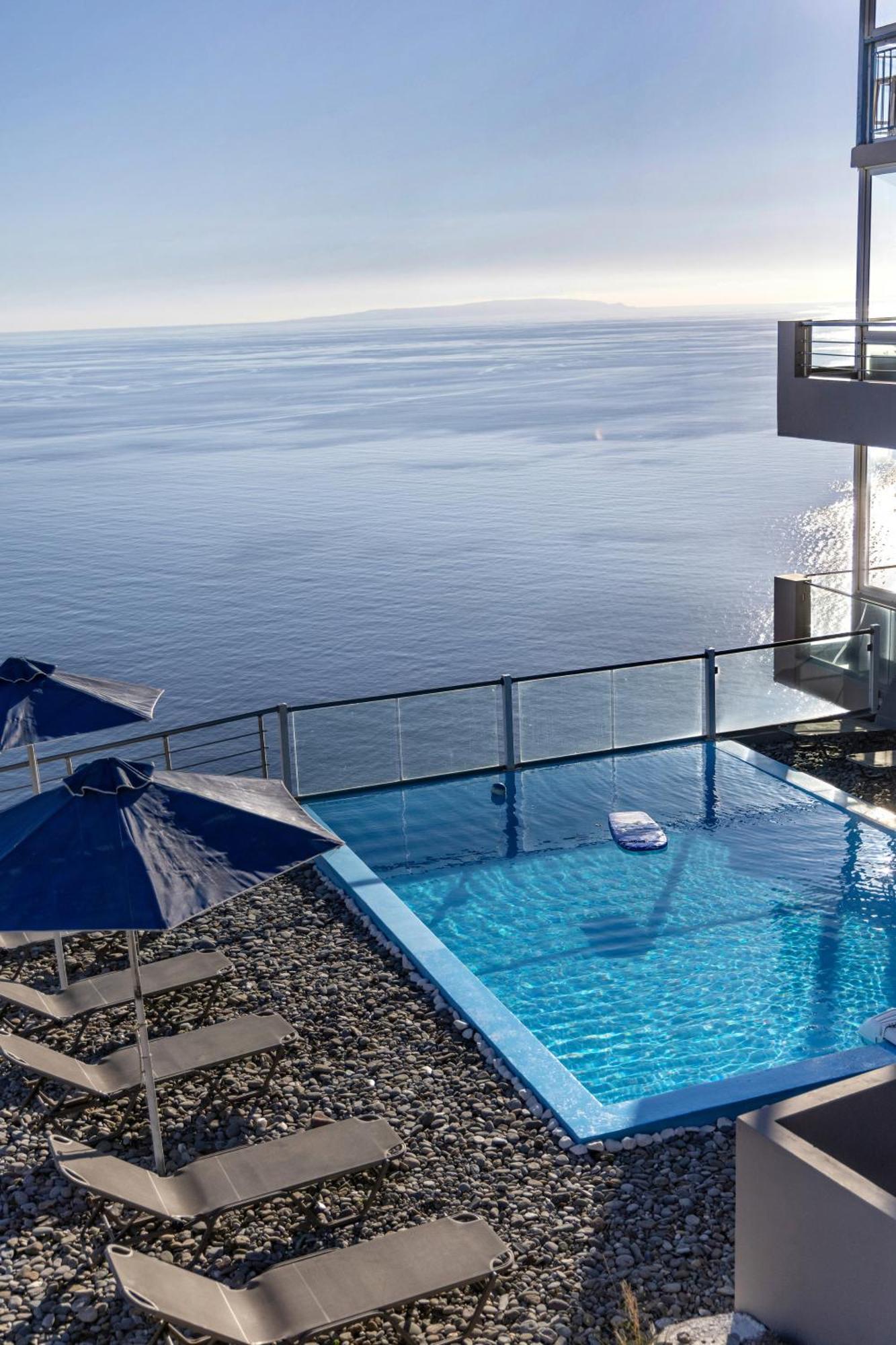 Akrotiri Panorama- Luxury Rental Apartments With Sea View Rodhákinon Exterior foto