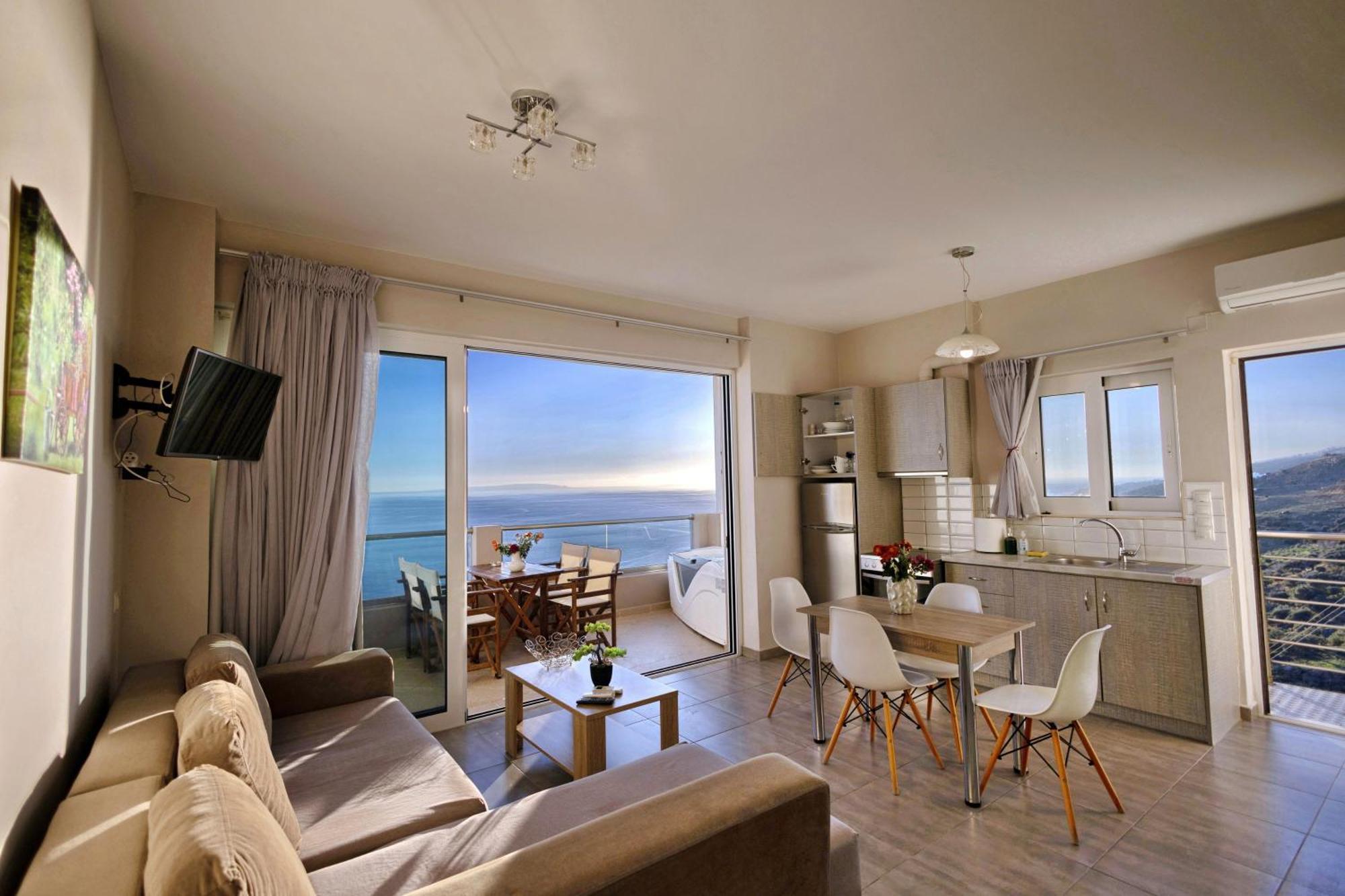 Akrotiri Panorama- Luxury Rental Apartments With Sea View Rodhákinon Exterior foto