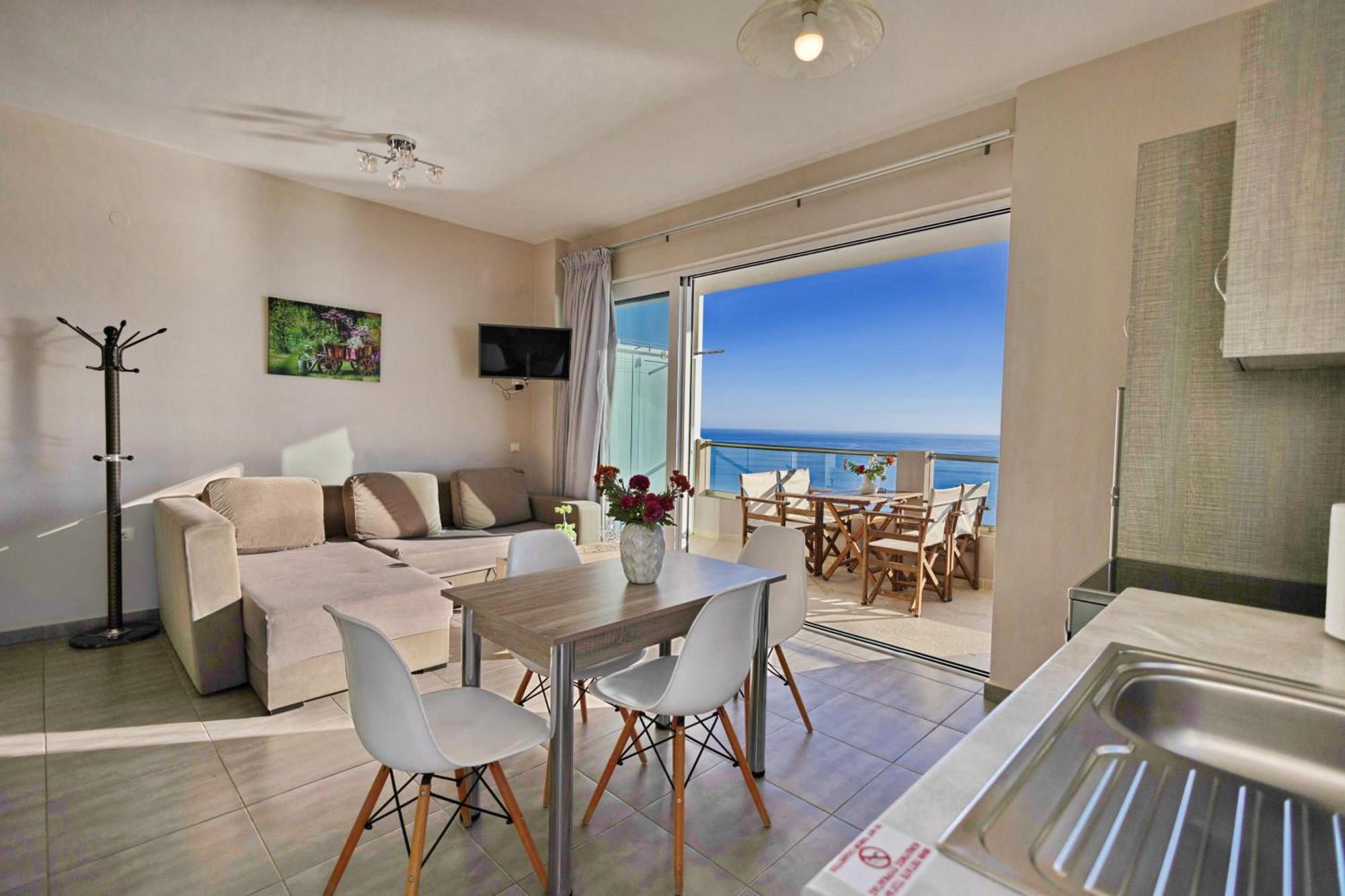 Akrotiri Panorama- Luxury Rental Apartments With Sea View Rodhákinon Exterior foto