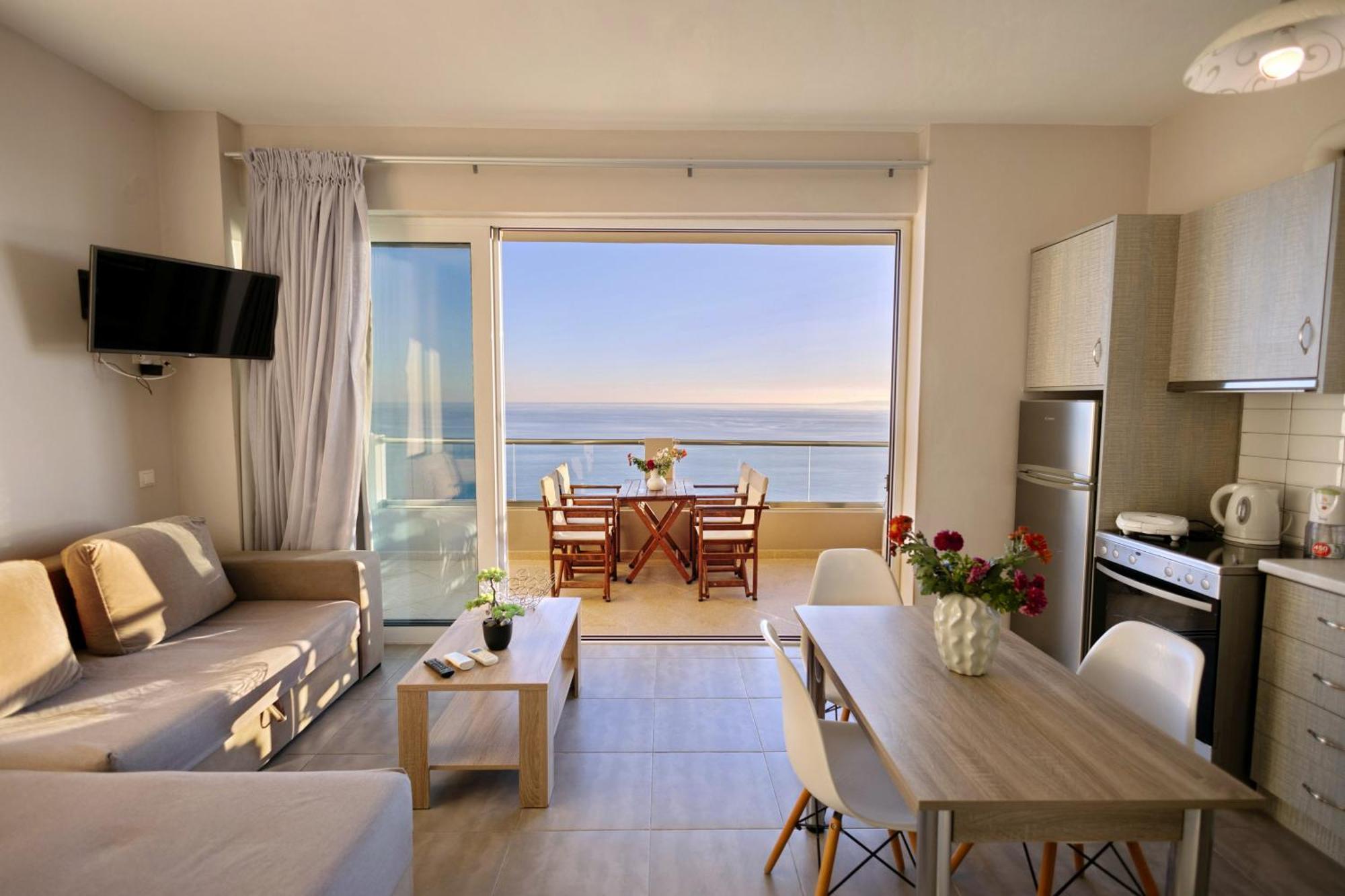 Akrotiri Panorama- Luxury Rental Apartments With Sea View Rodhákinon Exterior foto
